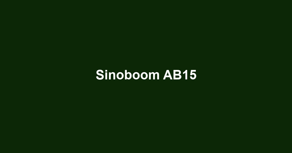 Sinoboom AB15