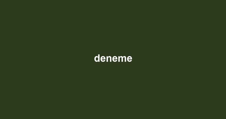 deneme